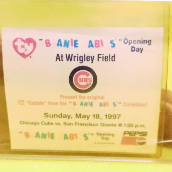 TY Beanie Baby Cubbie BEAR 5/18/97 1st SPORTS COMMEMORATIVE - Picture 8 of 8